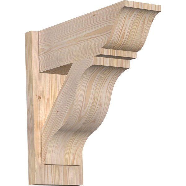 Ekena Millwork Funston Smooth Traditional Outlooker, Douglas Fir, 7 1/2"W x 20"D x 20"H OUT08X20X20FST01SDF - main
